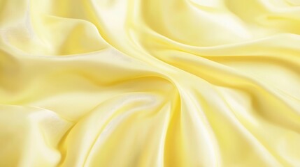 Obraz premium A yellow fabric with a wave pattern