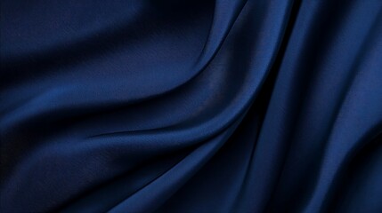 A blue fabric with a pattern of waves