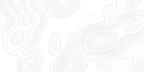 Topographic map background geographic line map with seamless ornament design. The black on white contours vector topography stylized height of the lines map.