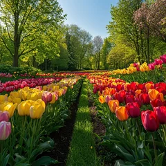 keukenhof gardens in spring