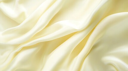 Fototapeta premium A white fabric with a pattern of waves