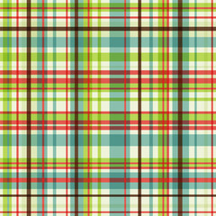 Striped, checkered, plaid seamless pattern, colorful background print. Exquisite vector striped fabric.