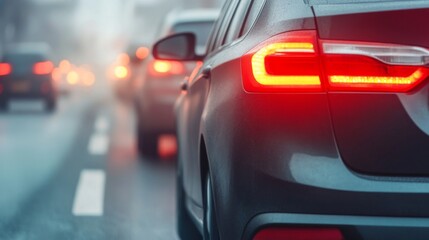 Smog and Pollution in Urban City Center