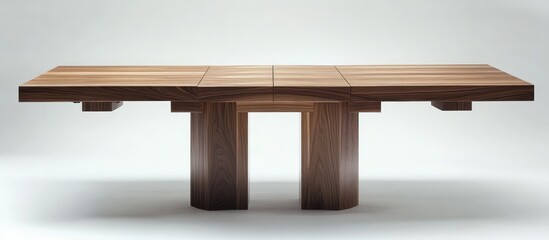 Stylish expandable rectangular kitchen table designed for versatile dining experiences and modern interiors