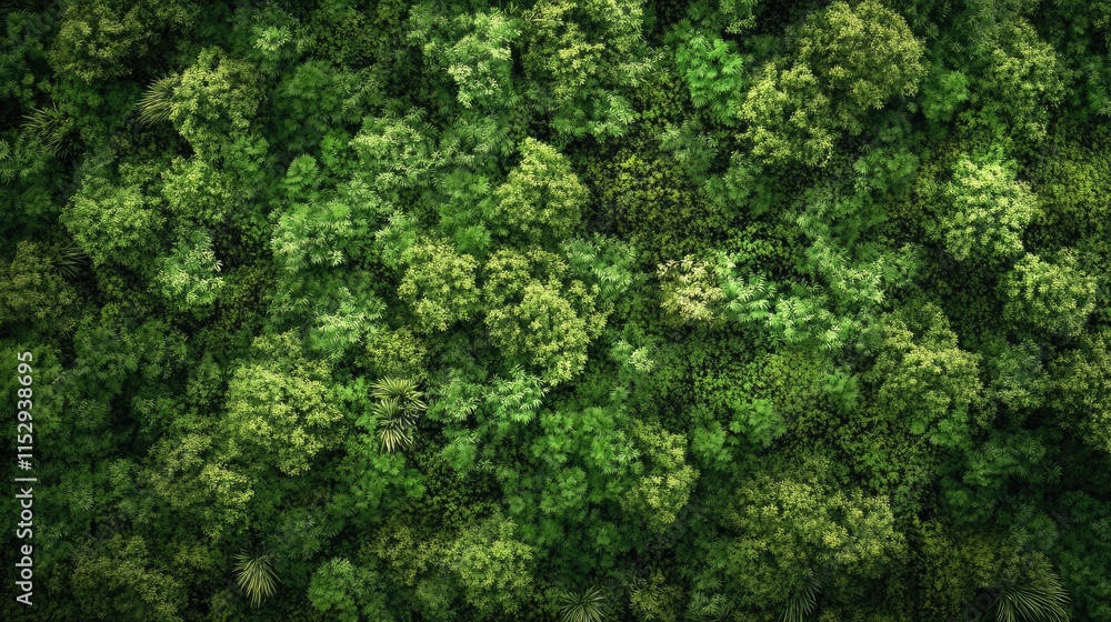 Poster lush green foliage texture creating a vibrant nature background for design use and environmental the
