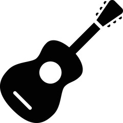 simple vector icon guitar