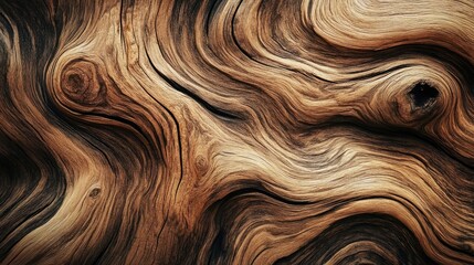 Unique abstract natural wood texture with flowing grain patterns ideal for backgrounds and design projects showcasing organic aesthetics.