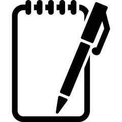 simple vector icon notepad © dima040293