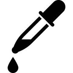 pipette simple vector icon
