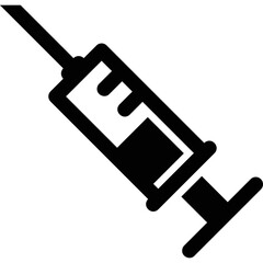 simple vector icon syringe