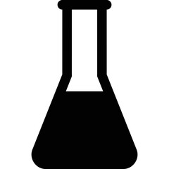 simple vector icon flask