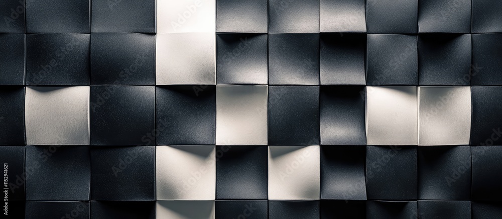Aufkleber monochrome textured wall design featuring dynamic black and white tones suitable for creative backgr