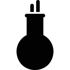 simple vector icon flask
