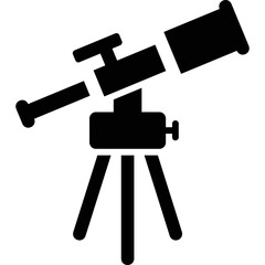 simple vector icon telescope