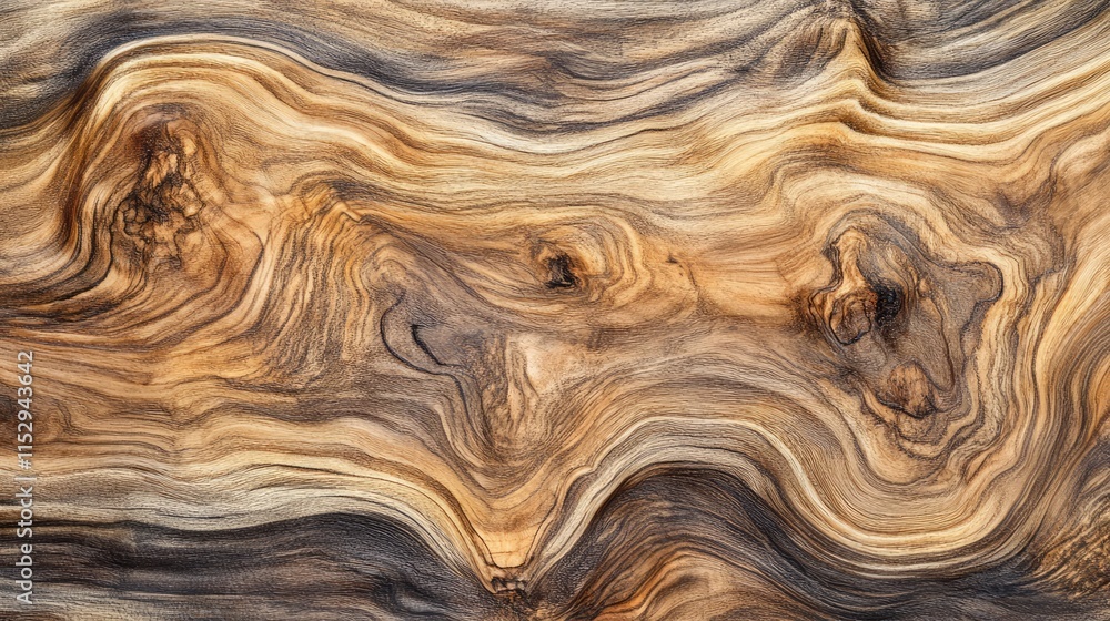 Poster natural wood texture close-up with rich grain patterns and warm tones ideal for backgrounds or desig
