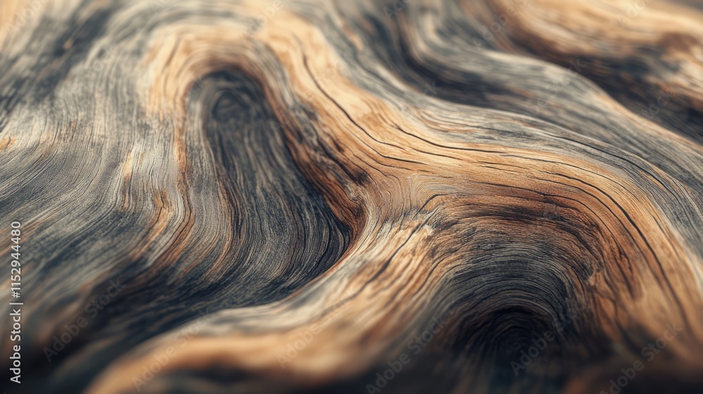 Poster abstract wooden texture showcasing intricate swirls and patterns in natural wood grain ideal for bac