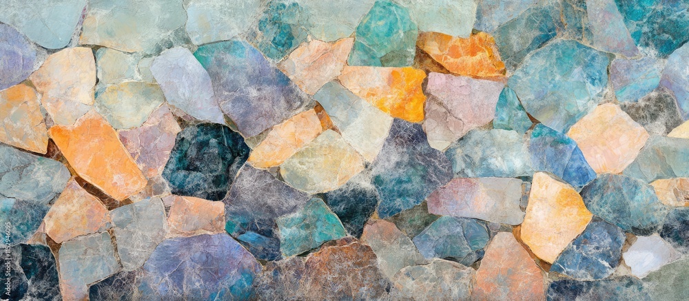 Poster intriguing natural stone texture with pastel tones ideal for abstract art and design projects showca