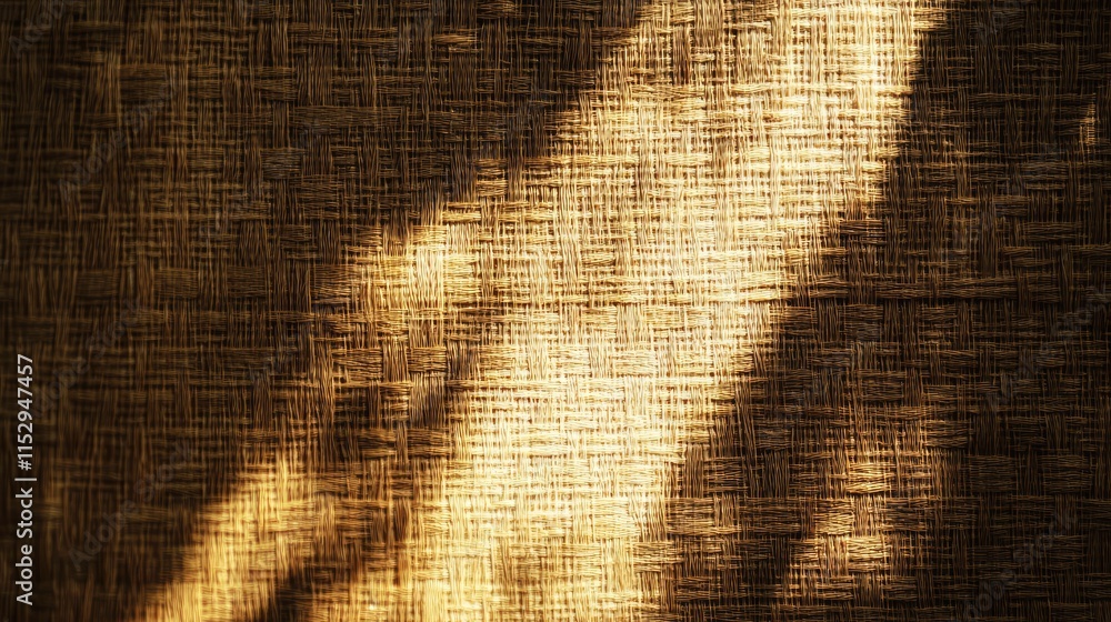 Aufkleber sisal matting texture with natural fibers creating a warm and inviting background for design and dec