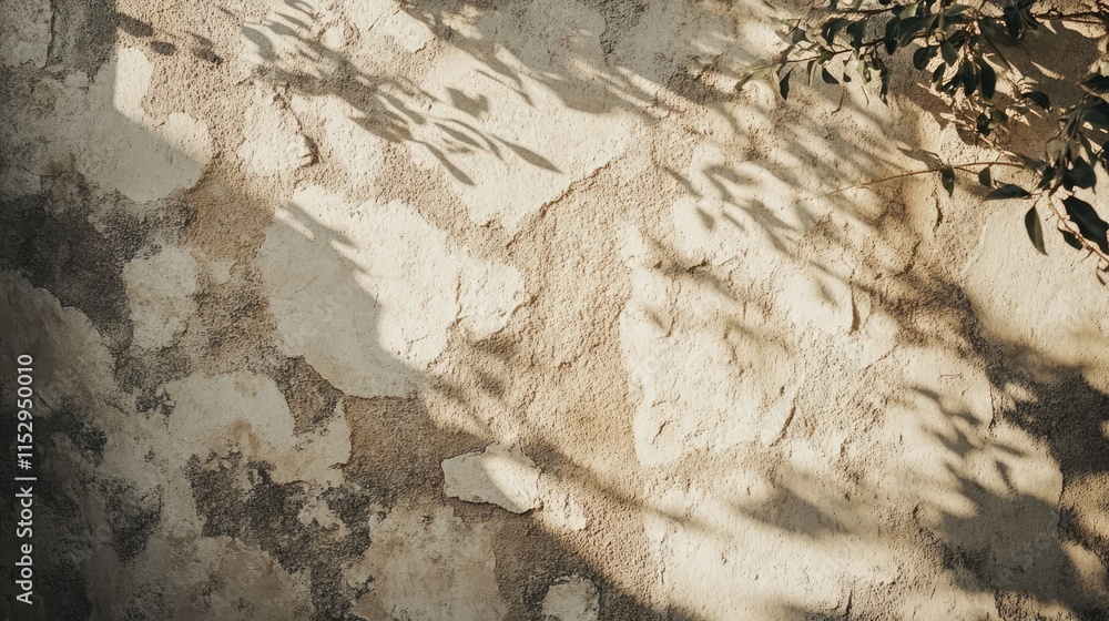 Poster natural stone wall backdrop with rough texture and neutral colors creating warmth and authenticity f