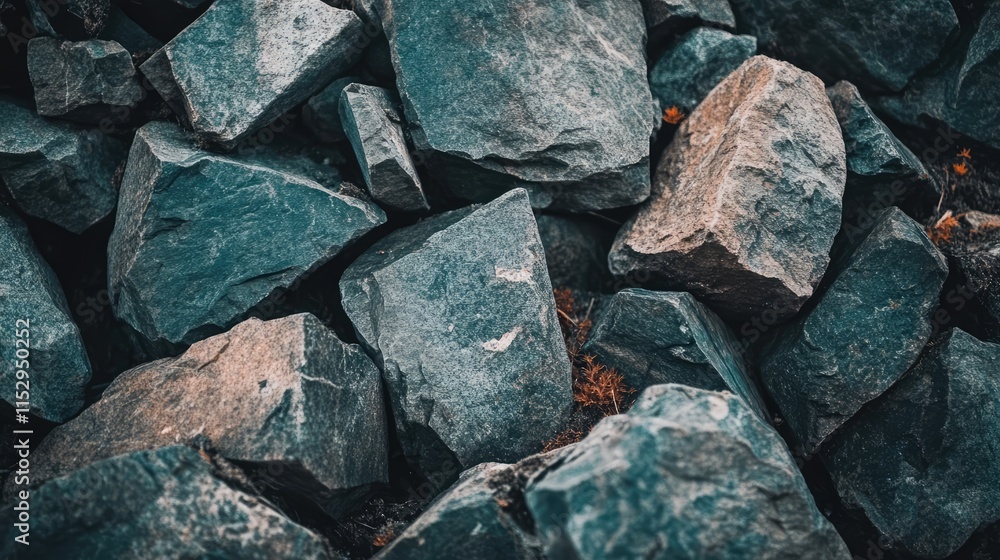 Aufkleber natural stones stacked in a layered texture showcasing diverse colors and patterns ideal for backgro