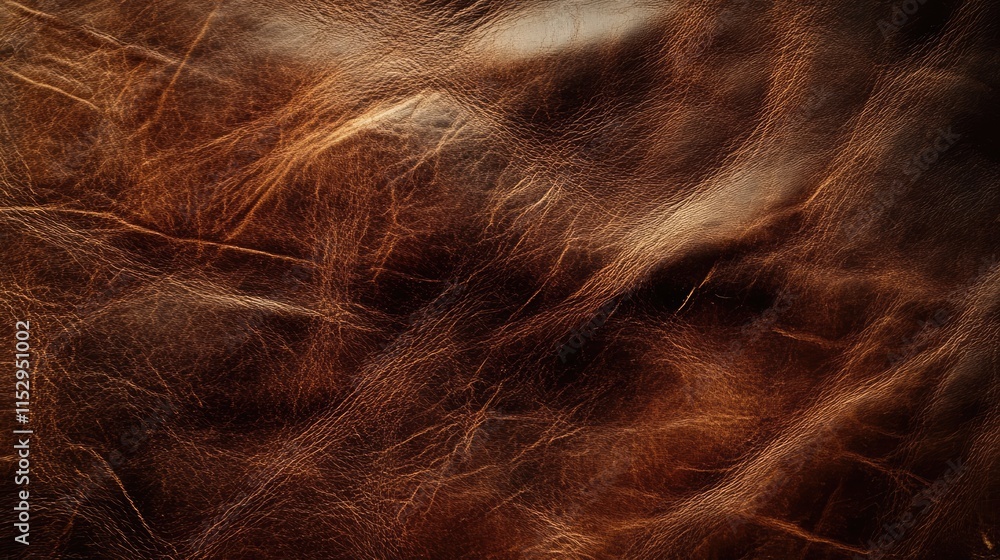 Aufkleber textured brown leather background with natural fibers and shading patterns suitable for design and a