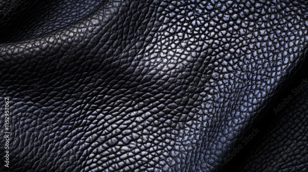 Poster black leather texture with natural creases and patterns suitable for backgrounds and design projects
