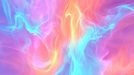 Fototapeta premium Pastel Dream Abstract Swirls of Color and Light