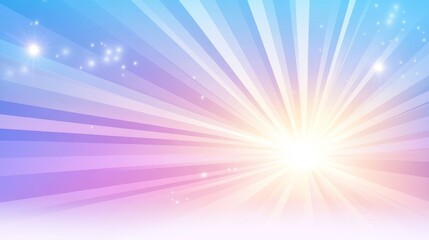 Obraz premium Pastel Sunburst Radiance A Dreamy Light Burst Background