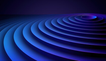 Fototapeta premium abstract blue background with circles