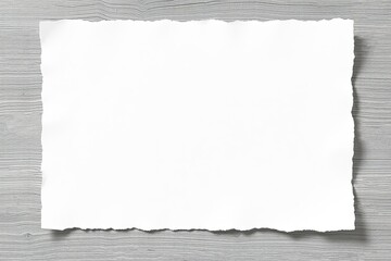 Obraz premium Blank Paper on Wood Background, paper, wood, background, texture, white, blank, note, clip