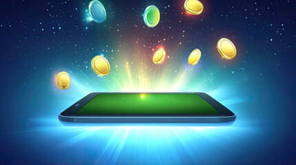 mobile and money coins win gambling