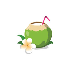Young Coconut, Refreshing Tropical Beverage Delight