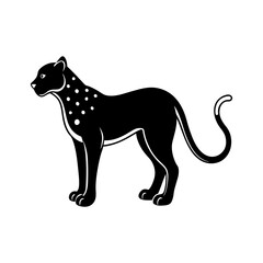 Cheetah Silhouette vector illustration