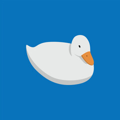 Colorful Duck Vector Illustration for Creative Design