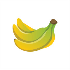 Fresh Ripe Banana Fruit, Yellow Healthy Snack