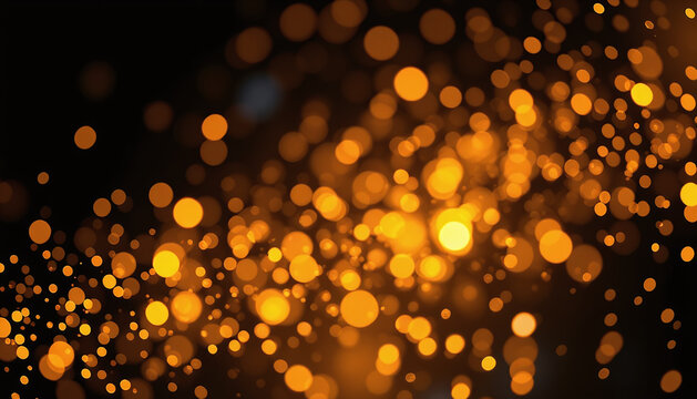 The festive, celebratory mood evoked by the lights.