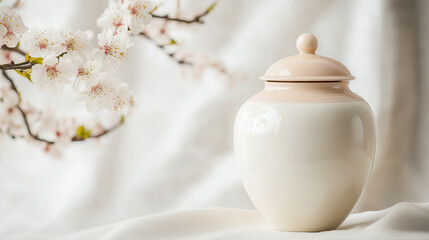 Elegant cremation urn