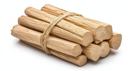 Stacked Firewood Logs Ready for Burning in Fireplace or Campfire