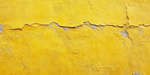 Vibrant yellow wall texture background displaying intricate details, perfect for adding a burst of color to design projects. This yellow wall texture background captures the essence of warmth and