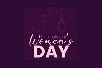 Happy women's day design 