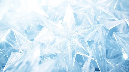 Obraz premium Sparkling Ice Star Cluster Winter Wonderland