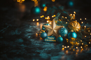 Festive Holiday Decorations and Lights