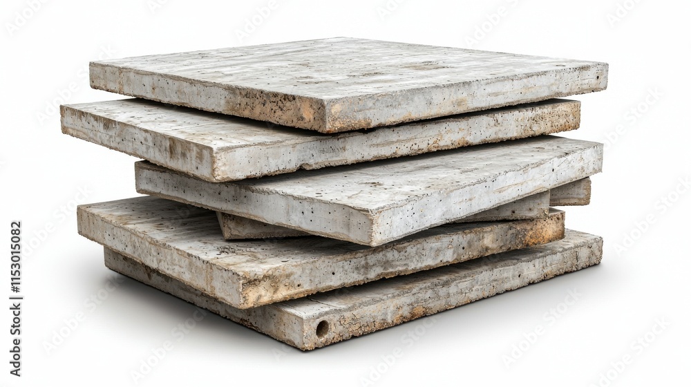 Poster stacked weathered wooden planks with rustic texture for abstract background