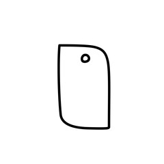 tag outline icon