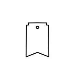 tag outline icon
