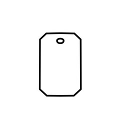 tag outline icon