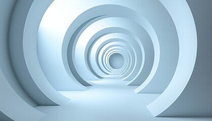 Obraz premium abstract 3d tunnel