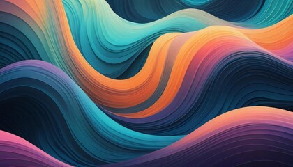 vibrant gradients and textures