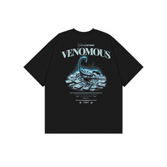 Venomous Urban Streetwear Design ready to print