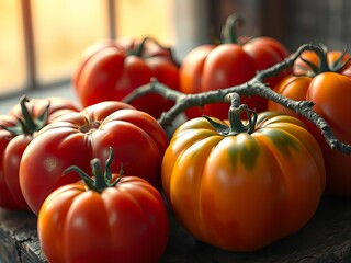 Legacy tomatoes, prized for flavor and history.